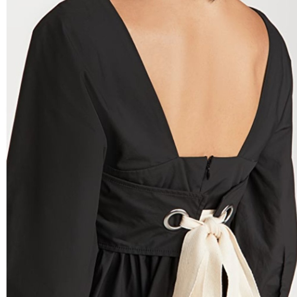 Jonathan Simkhai Ashlynn Tie Back Mini Dress - Picture 3 of 3